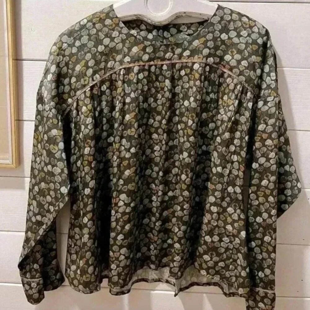 Cotélac Satin Blouse – Size US 12 / FR 44)